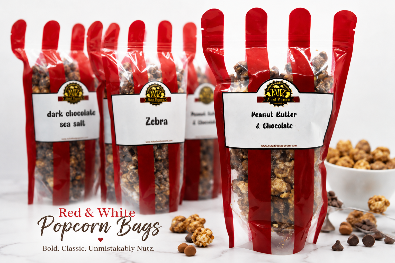 Red and White Bags